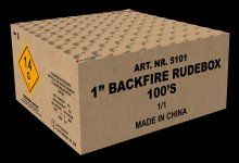 5101  1&quot; Backfire Rudebox 100 shots