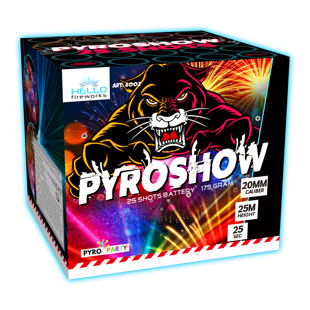 6002 Pyroshow 25 shots