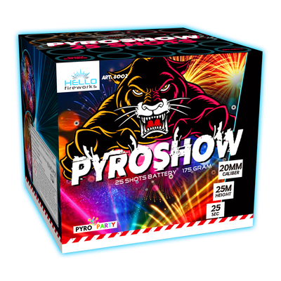 6002 Pyroshow 25 shots