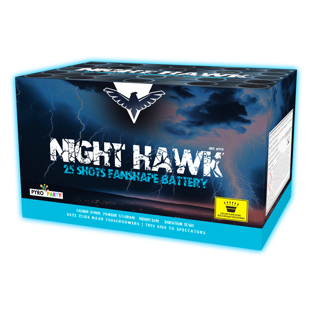 6003 Night Hawk Fan 25 shots