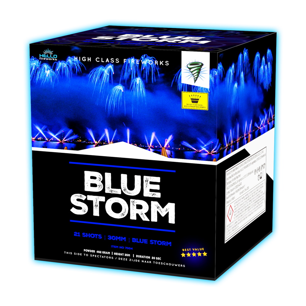 7004 Blue Storm 25 shots
