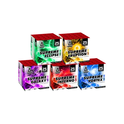 1222 Supreme 5 Extreme Assortiment 5 x 25 shots
