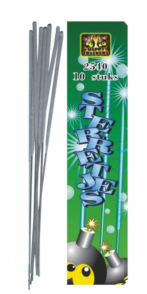 2540 Sterretjes 16 cm 10 stuks