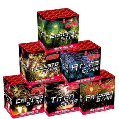 1586 Mega 6 Star assorted cakes 1586 Mega 6 Star assorted cakes