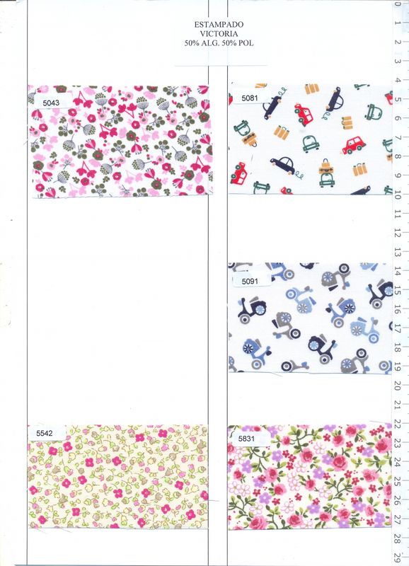 Popelín estampado Victoria