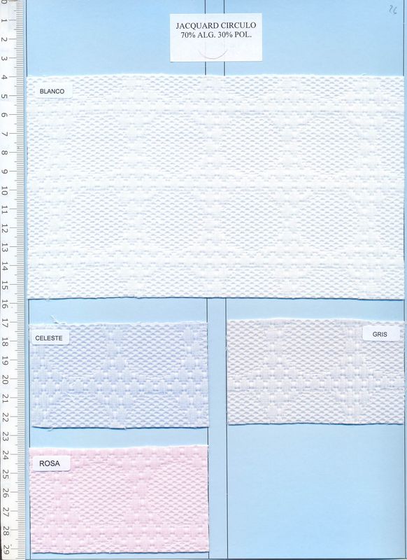 Piqué Jacquard Círculo