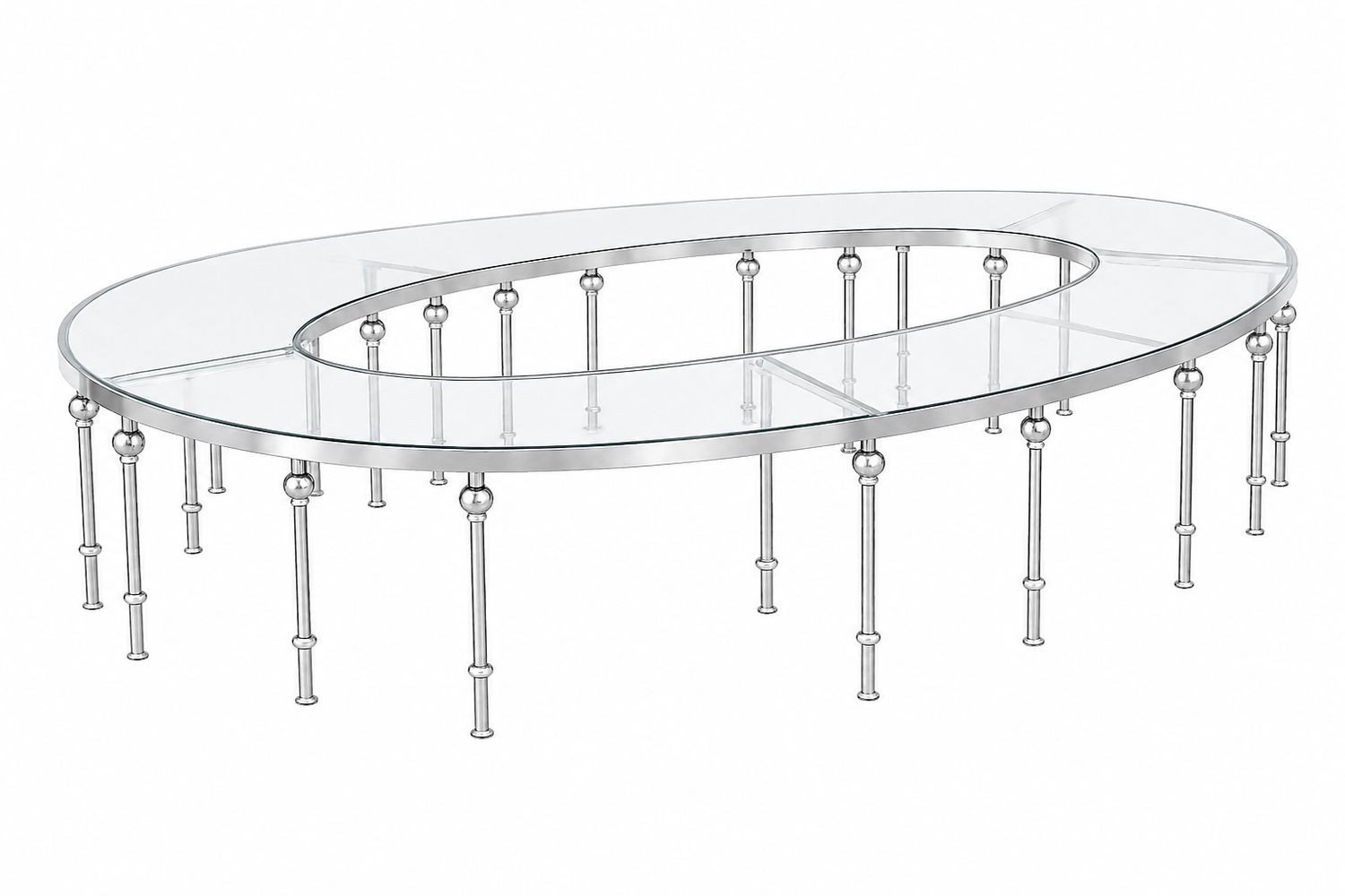 KIDS Serpentine Glass Table