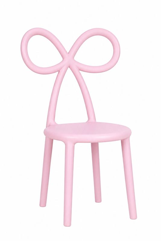 Kids Pink Bow Chair