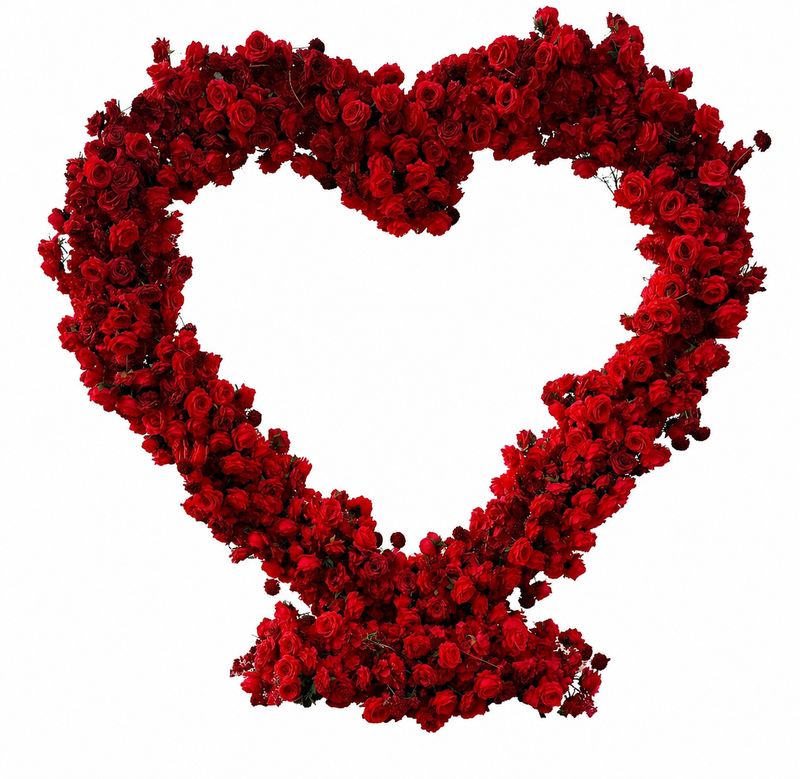 Luxury Floral Heart Stand