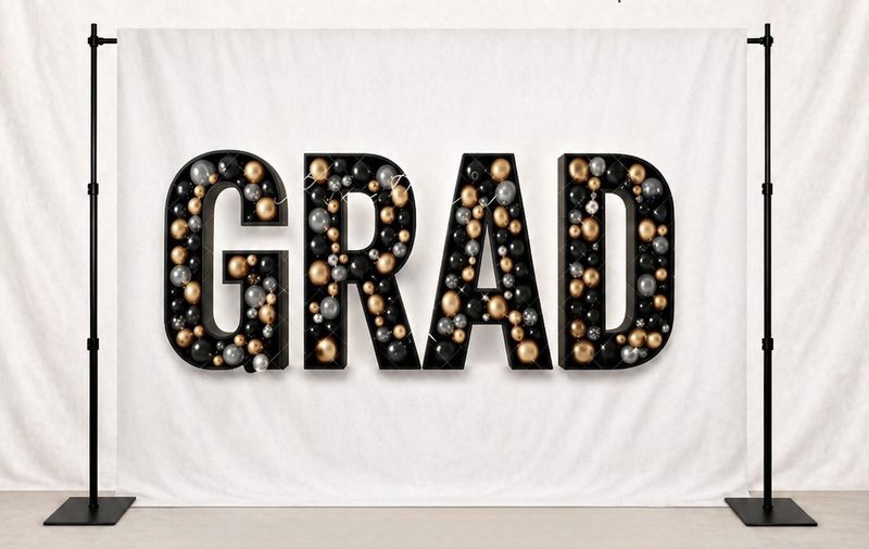 Graduation Backdrop Rental