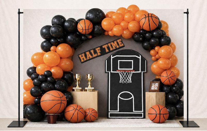 Basketball Backdrop Rental
