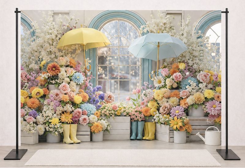 Spring Blossom Backdrop Rental