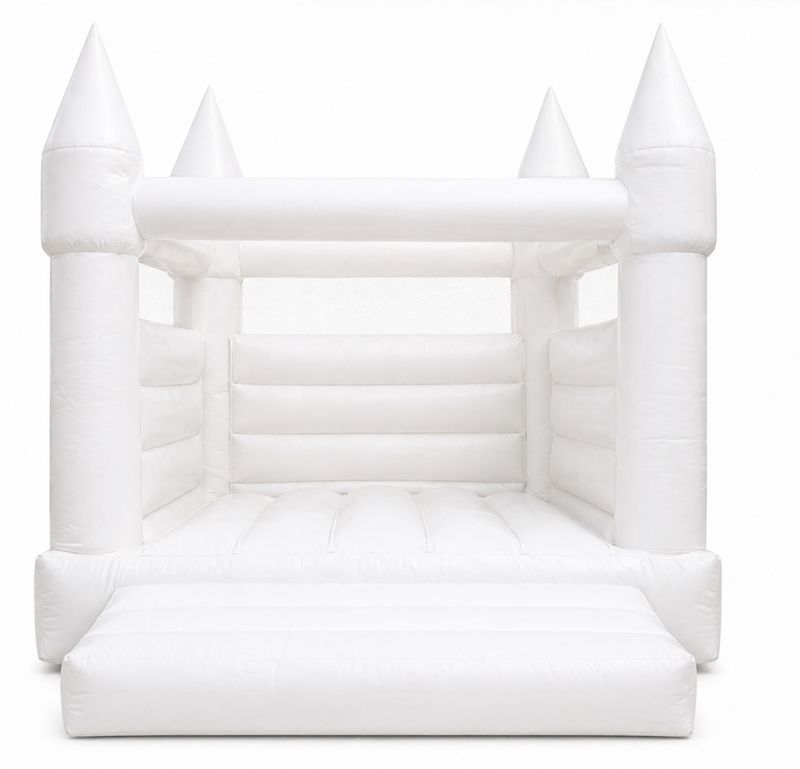 Luxury White Bounce House