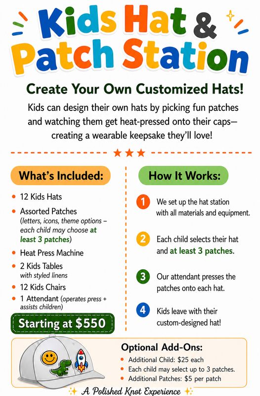 Kids Hat & Patch Station