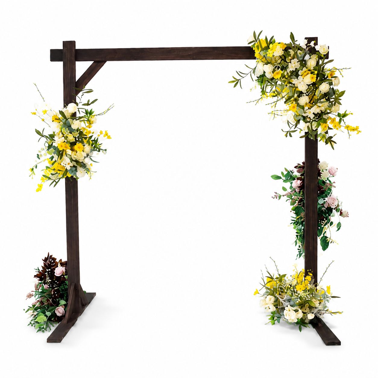 7' Rustic Wooden Ceremony Arch 7' Rustic Wooden Ceremony Arch