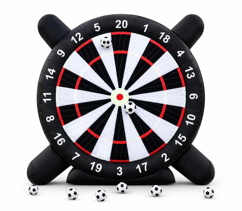 Giant Inflatable Soccer Darts!