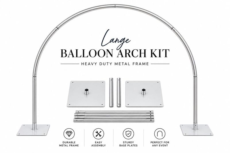 Large Metal Balloon Arch Frame