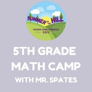2022 5th Grade Math Camp