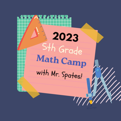 2023 5th Grade Math Camp