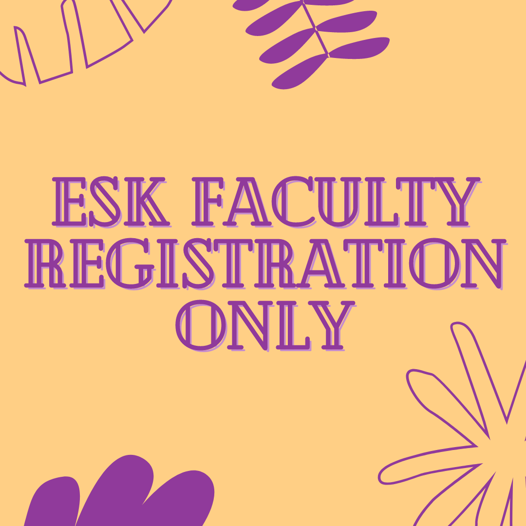 For ESK Preschool Camp Registration Faculty Only