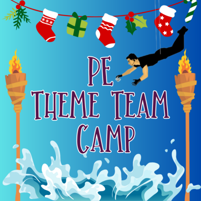 2024 PE THEMES Camp, "The Theme Team" with Coach Evans, July 8th-12th, Rising 2nd-5th Grade