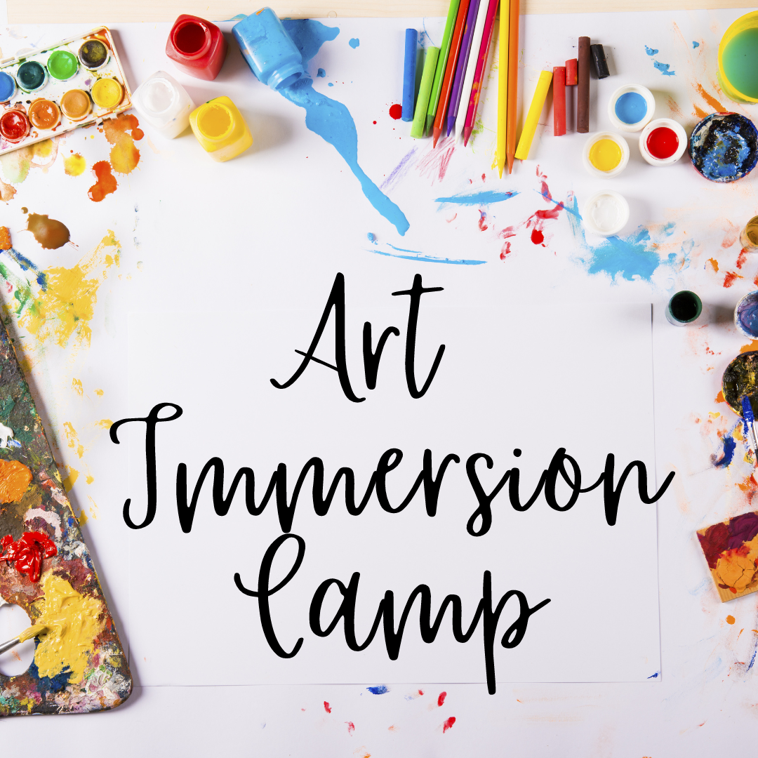 2024 Art Immersion Camp with Ms. Susannah Rogers! Rising K-4th Grade, July 15-19, 2024