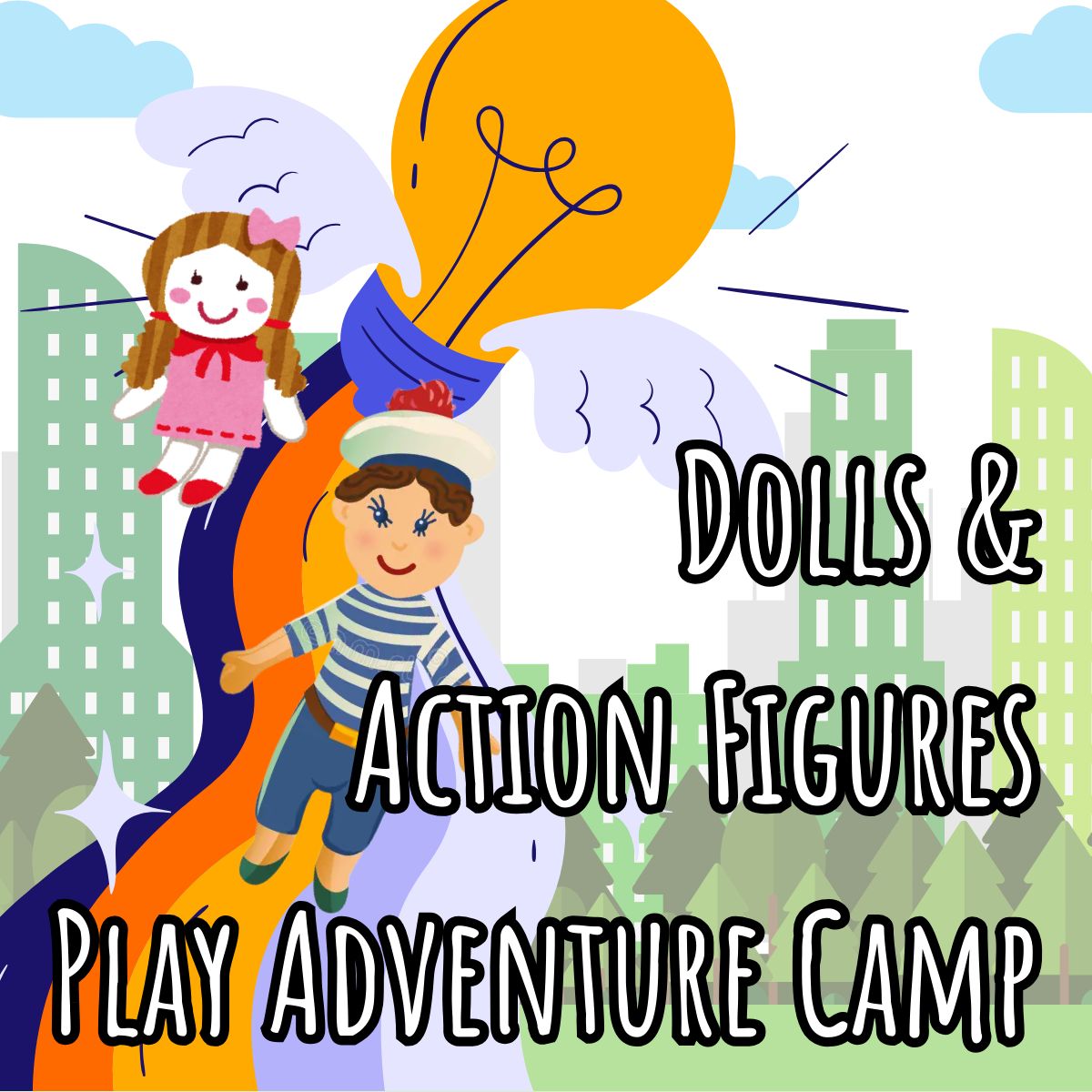 2025 Dolls and Action Figures Play Adventure Camp, Rising K-3rd Grade, July 21-25, 2025