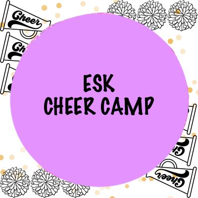 2026 ESK Cheer Camp, Rising K-4th Graders, June 15-19