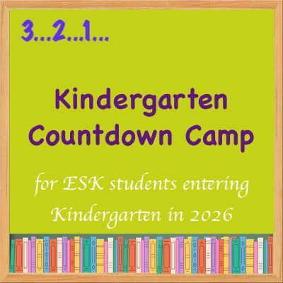 2026 Kindergarten Countdown Camp, July 6-10