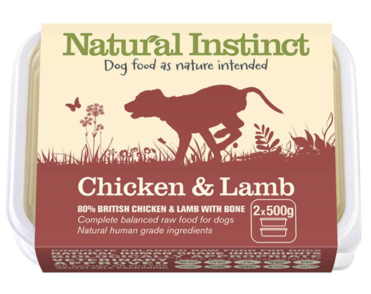 Natural Instinct - Chicken & Lamb (1kg / 2x500g) 00008
