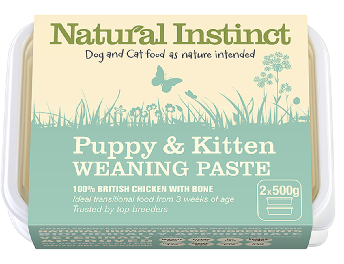 Natural Instinct - Puppy & Kitten Weaning Paste (2x500g) 00010