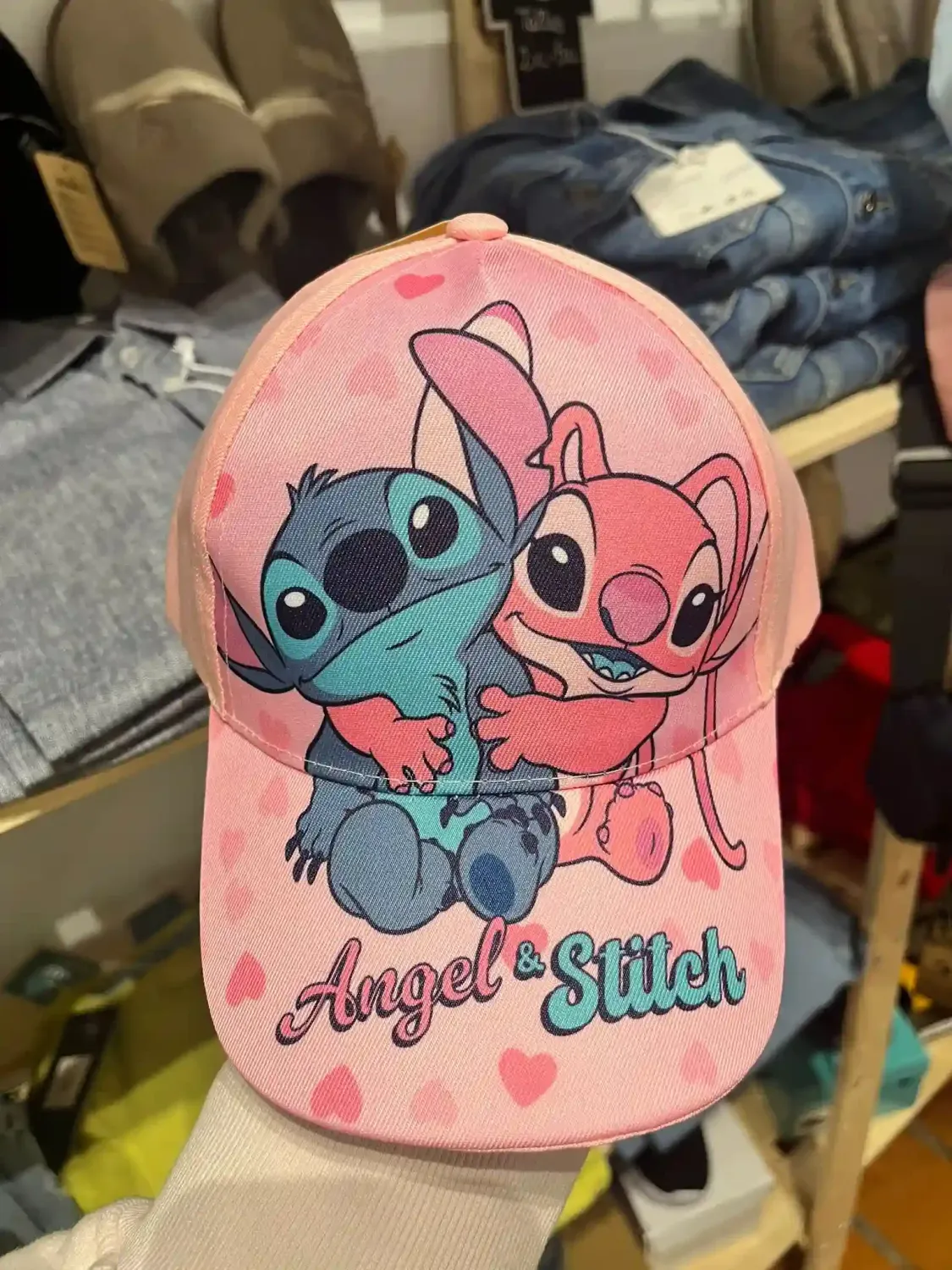 Gorras Disney Angel y Stitch