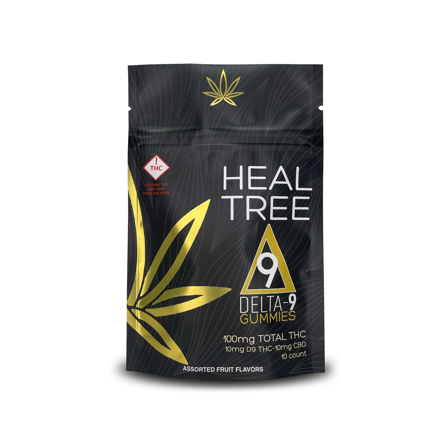 Heal Tree Gummies -100mg Delta-9 : CBD  Gummies
