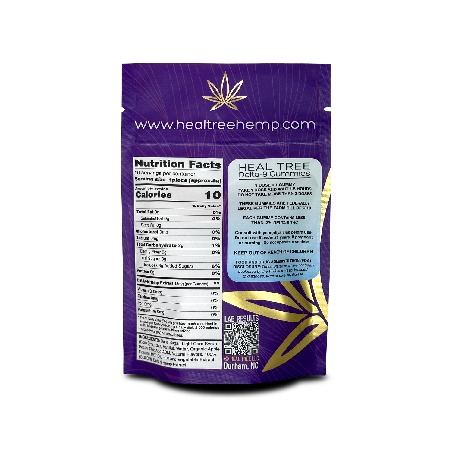 Heal Tree Gummies - 15mg Delta-9 gummies