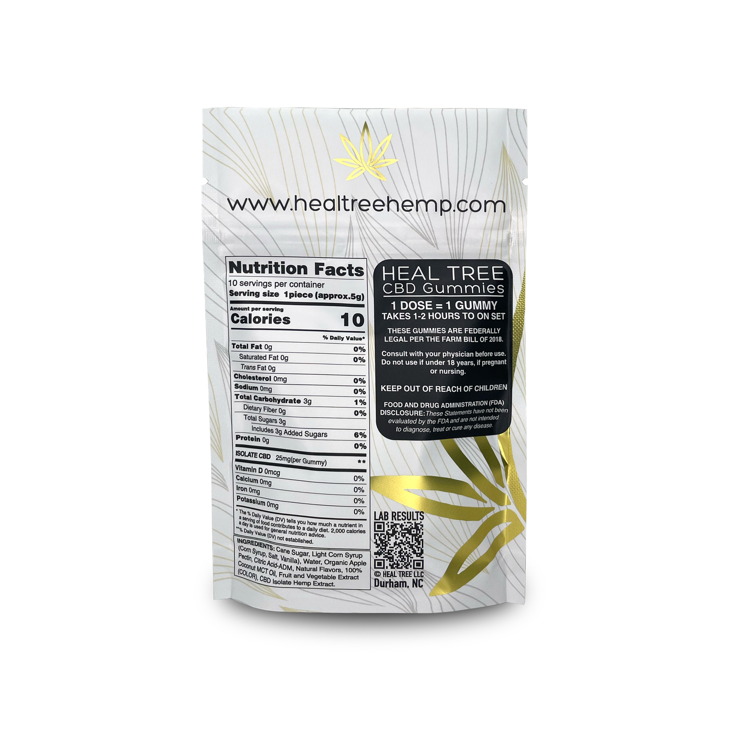 Heal Tree Gummies - 250 MG Isolate CBD Gummies