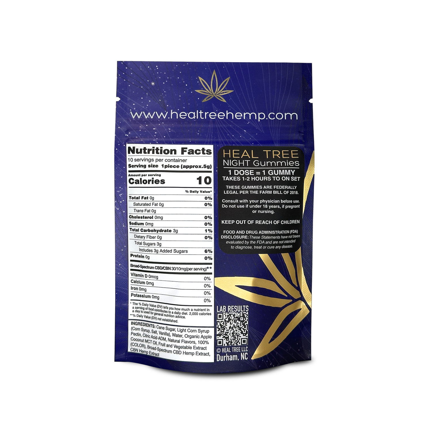 Heal Tree Gummies - 30:10MG CBN:CBD sleep gummies