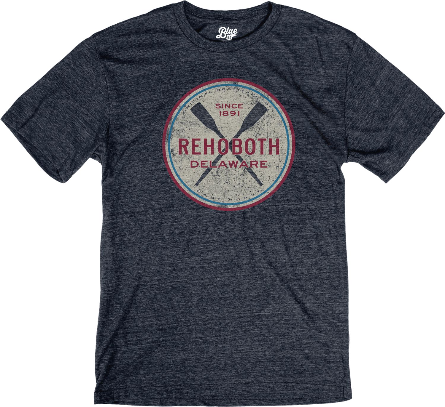 SPEEDSTER OARS TRIBLEND SS TEE, Color: NAVY BLUE, Size: S