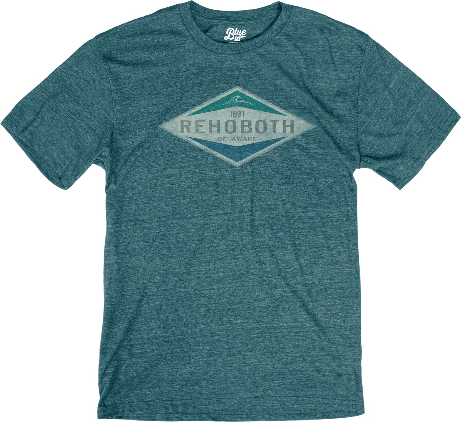 SLICK VALVE WAVE TRIBLEND SS TEE, Color: TEAL, Size: S