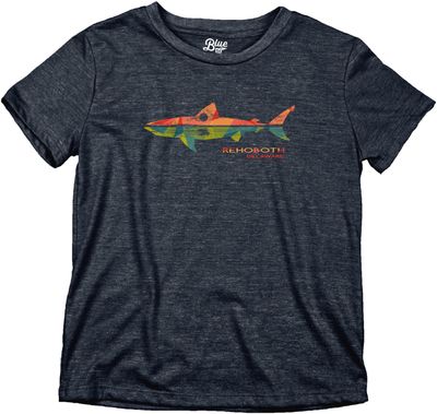 YOUTH REMNANT SHARK TRIBLEND SS TEE