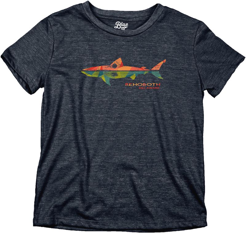 YOUTH REMNANT SHARK TRIBLEND SS TEE