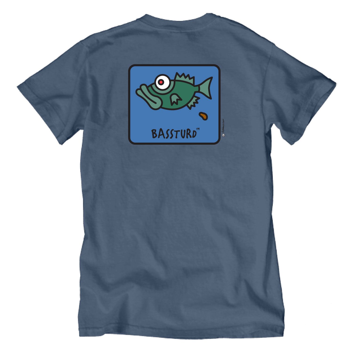 BASSTURD SS TEE, Color: INDIGO, Size: S