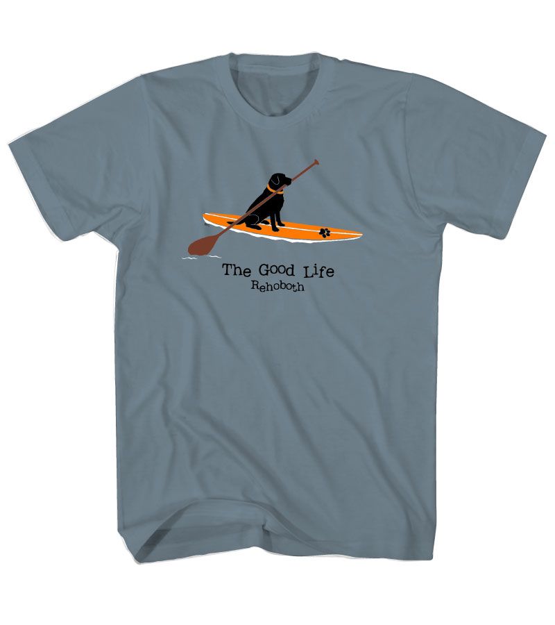PADDLEBOARD LAB SS TEE, Color: ICE BLUE, Size: S
