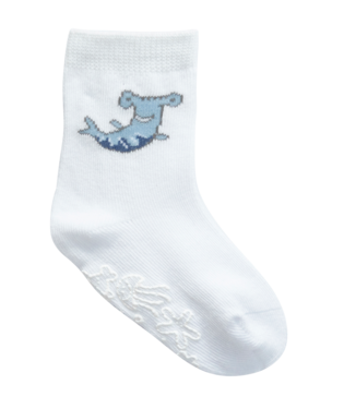 EARTH NYMPH BABY SOCKS, Color: HAMMERHEAD SHARK, Size: 0-6 MONTHS