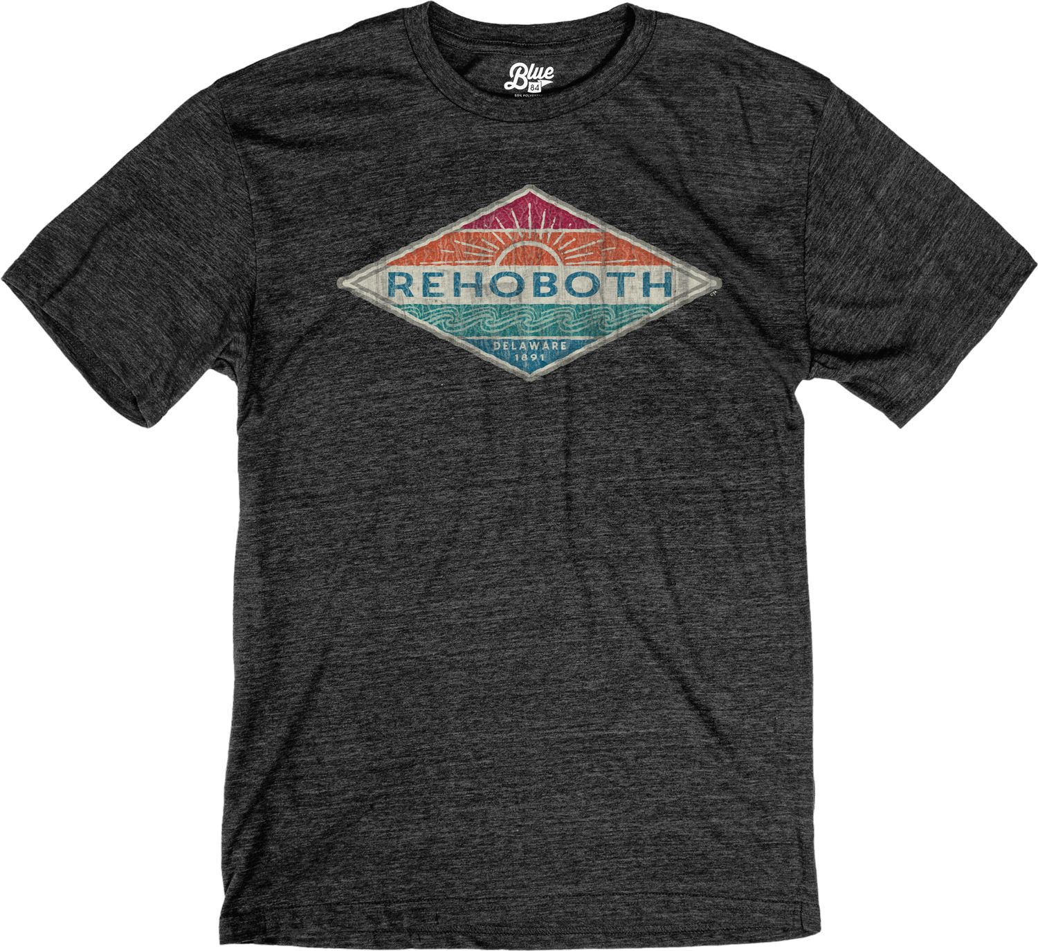 HALLENA SUN TRIBLEND SS TEE, Color: BLACK, Size: S