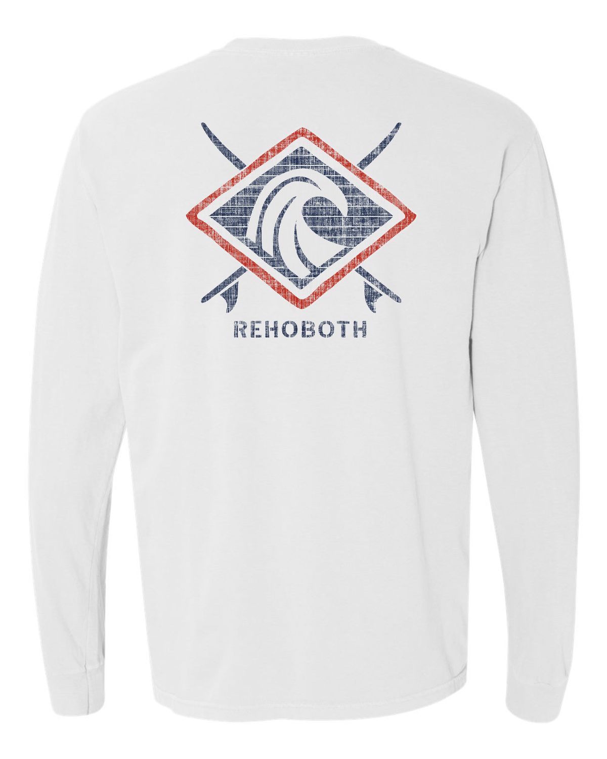 SURF WAVE LS TEE, Color: WHITE, Size: S