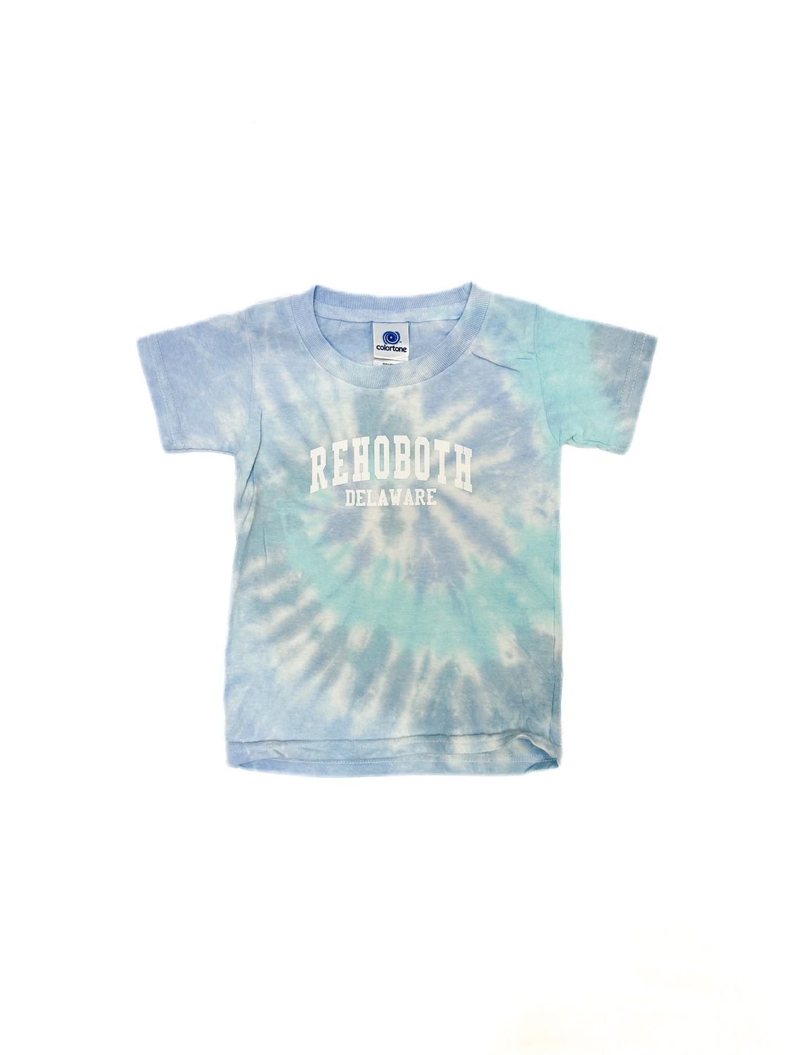 TODDLER CLASSIC TIEDYE SWIRL SS TEE, Color: BLUE LAGOON, Size: 2T