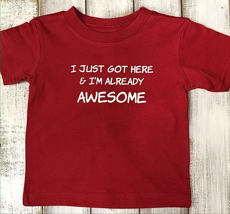 INFANT CLASSIC ALREADY AWESOME SS TEE