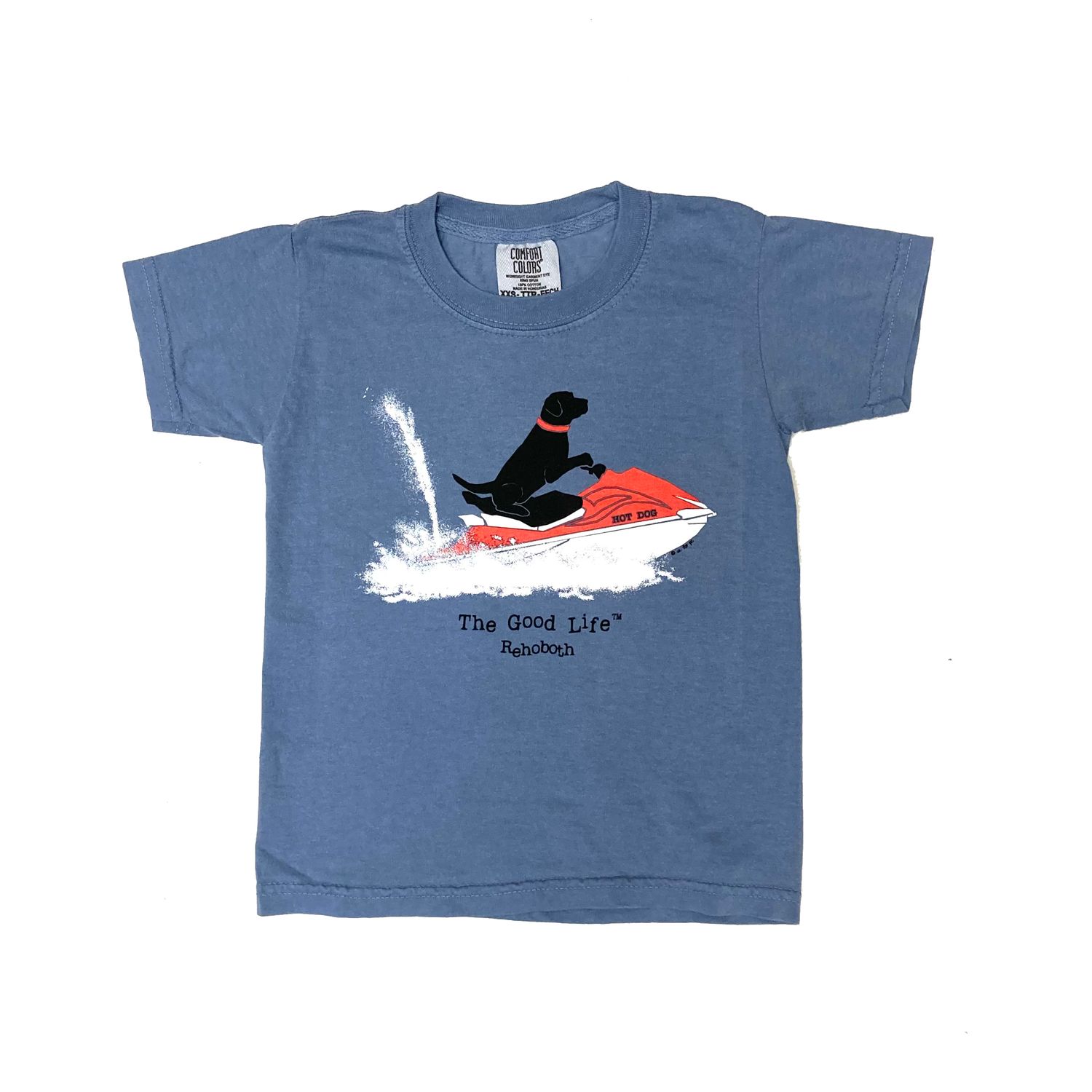 YOUTH JET SKI LAB SS TEE, Color: BLUE JEAN, Size: XXS