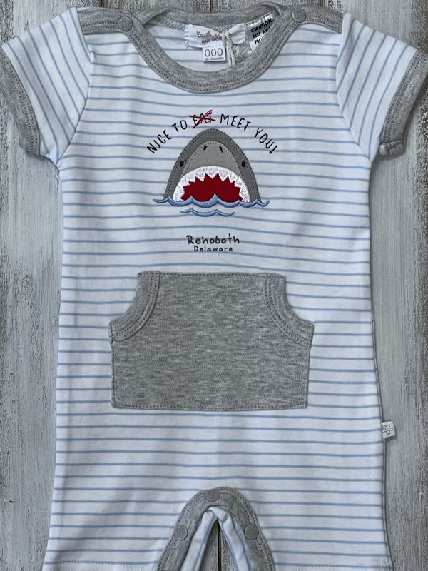 EARTH NYMPH ONESIE EAT YOU SHARK
