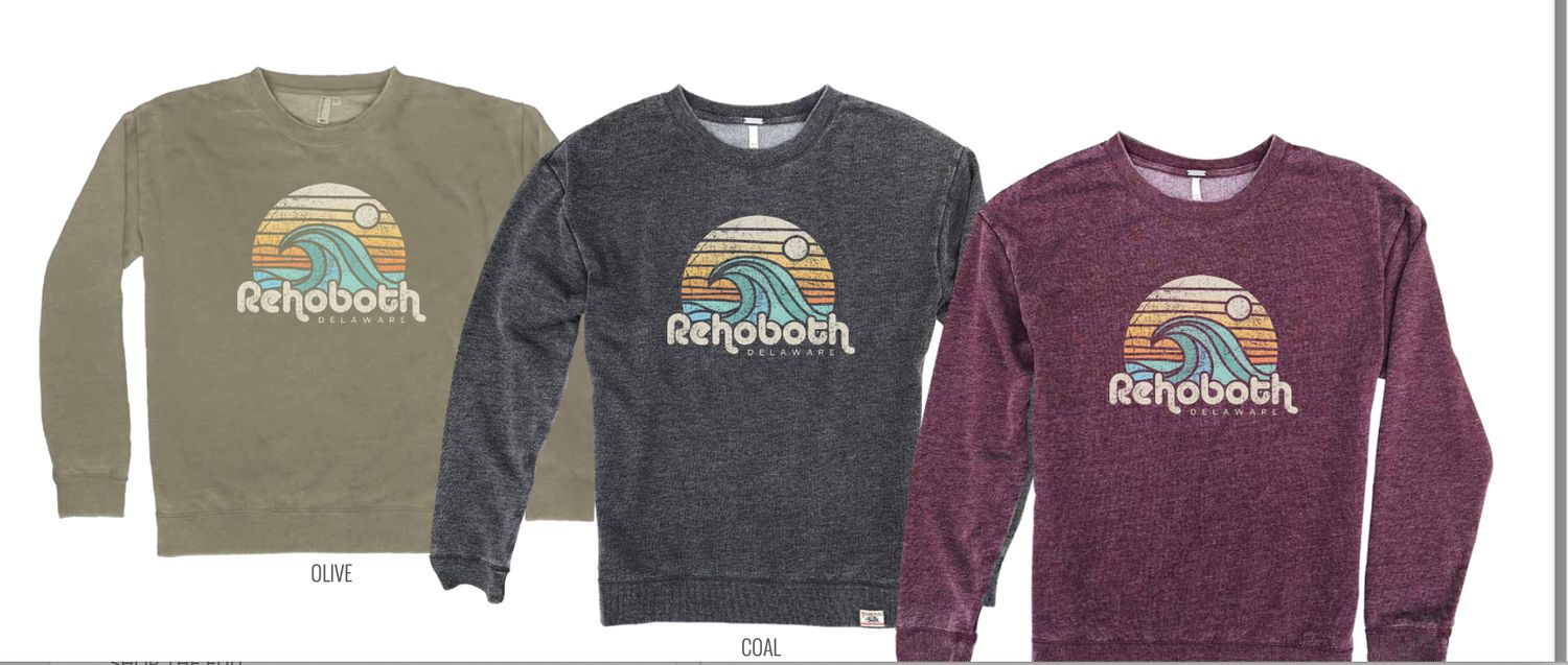 WOMENS WEATHERED PROTECTOR WAVE CREWNECK